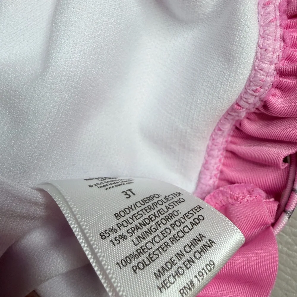 Pink Hello Kitty Ruffle Bikini Top 3T
